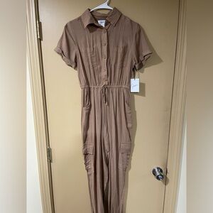 Japna Brown Jumpsuit